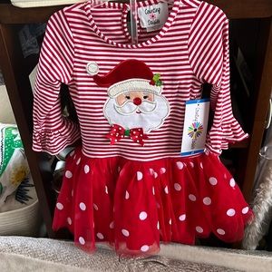 Christmas toddler set. Santas face brand new.